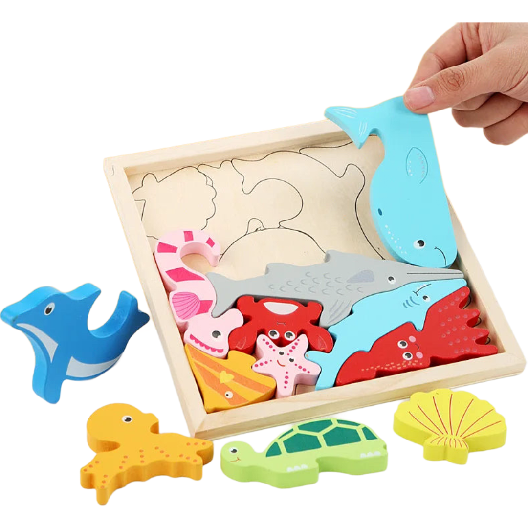 3D Wooden Puzzle